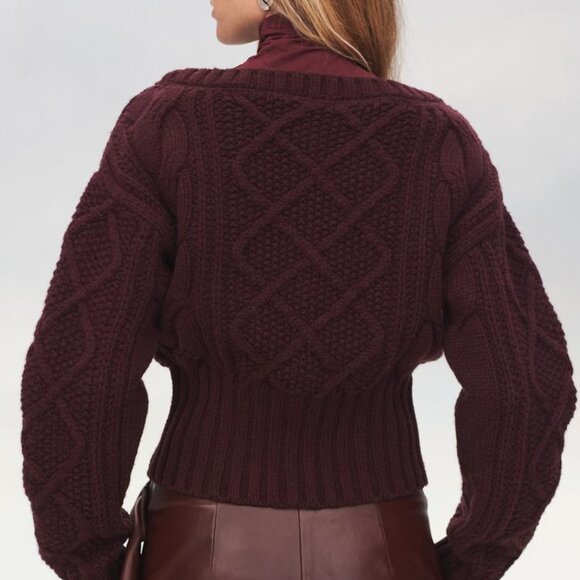 NWT ZARA 100% WOOL KNIT SWEATER S, L  2142 - Picture 6 of 8